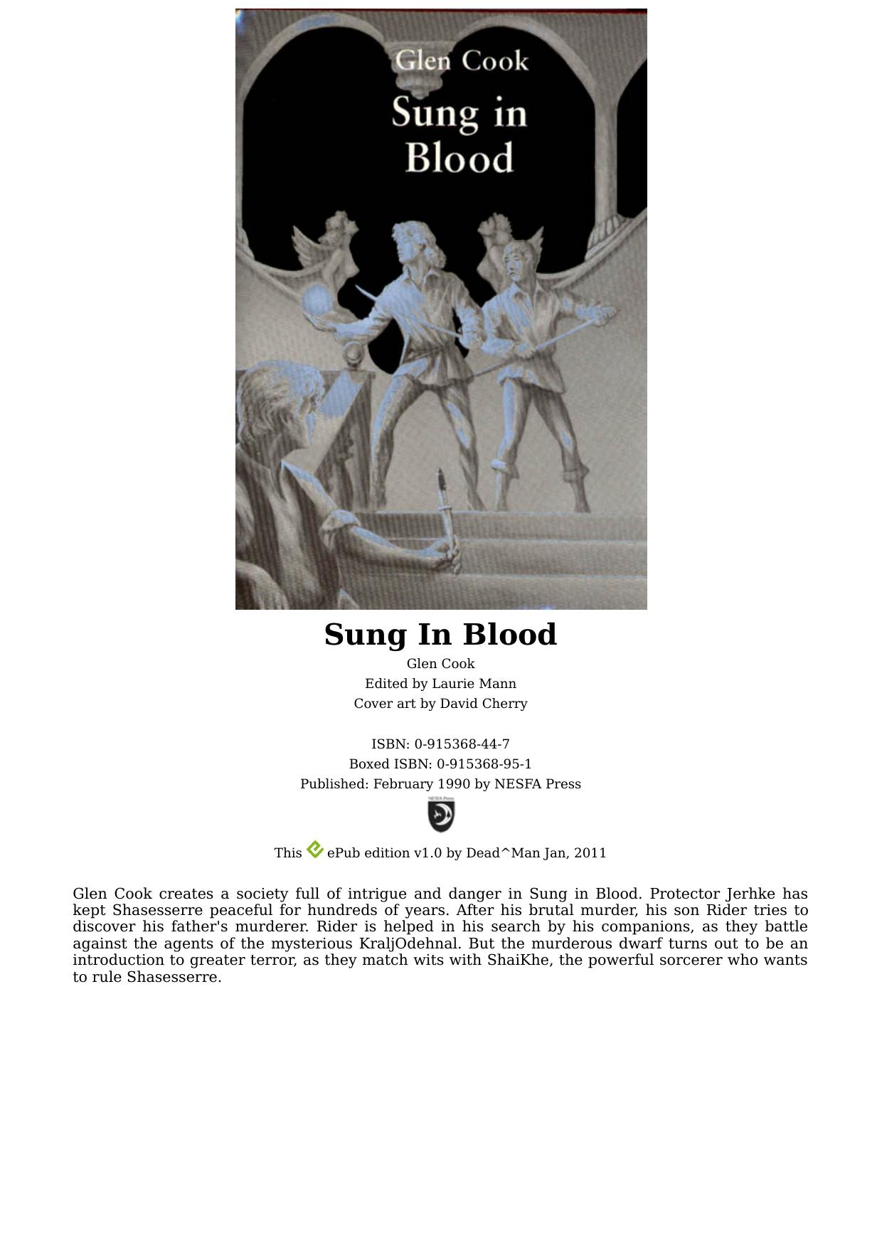 Sung in Blood