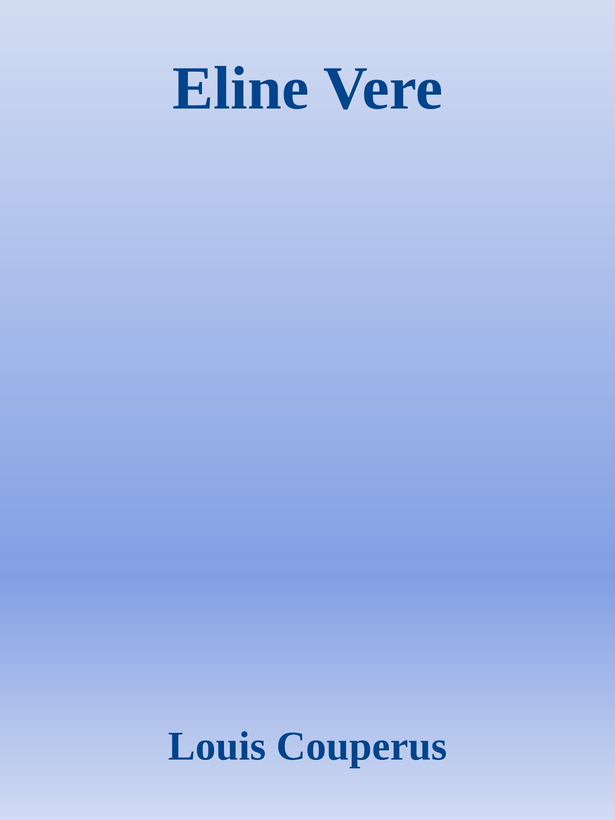 Eline Vere