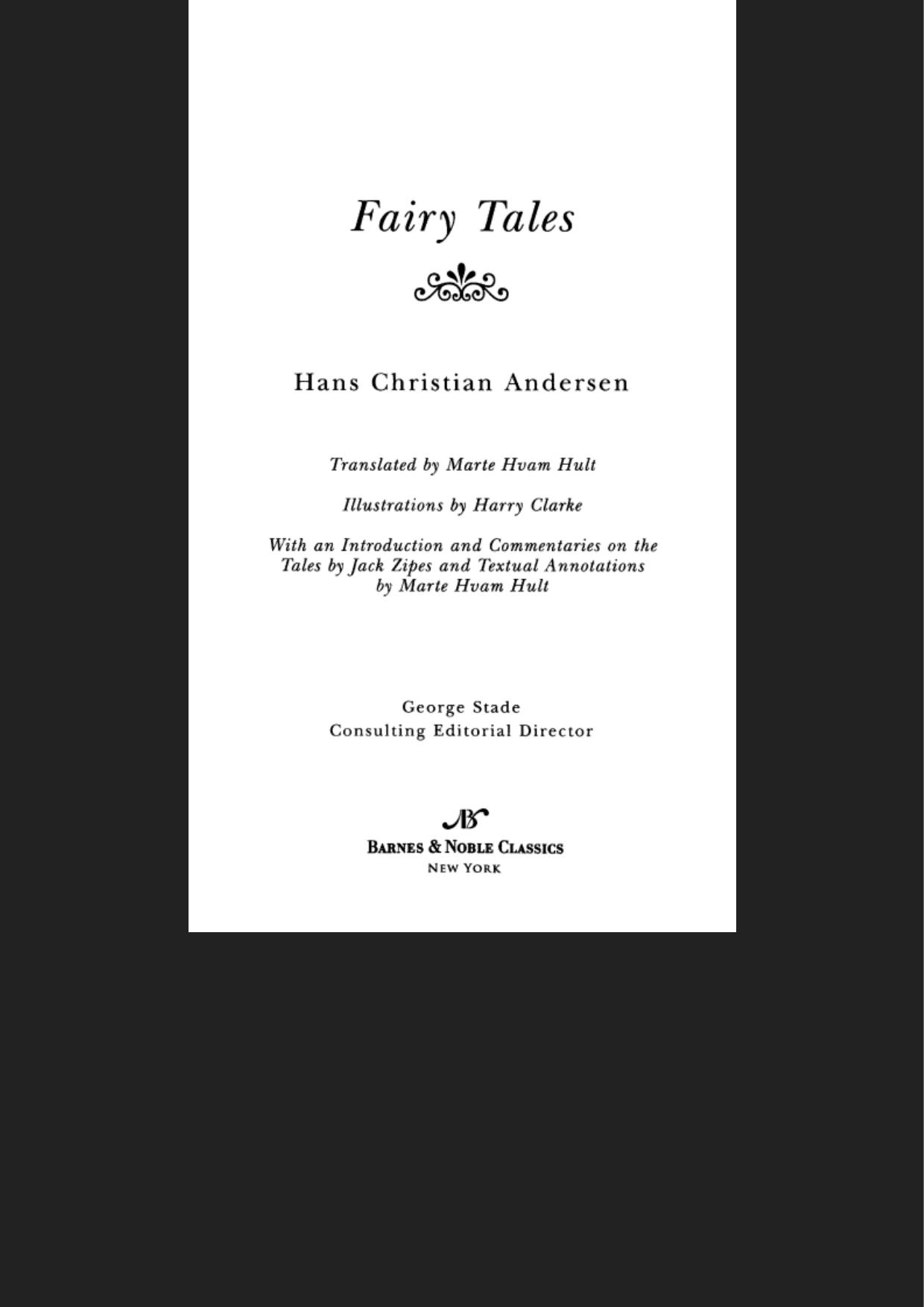 Fairy Tales (Barnes & Noble Classics Series)