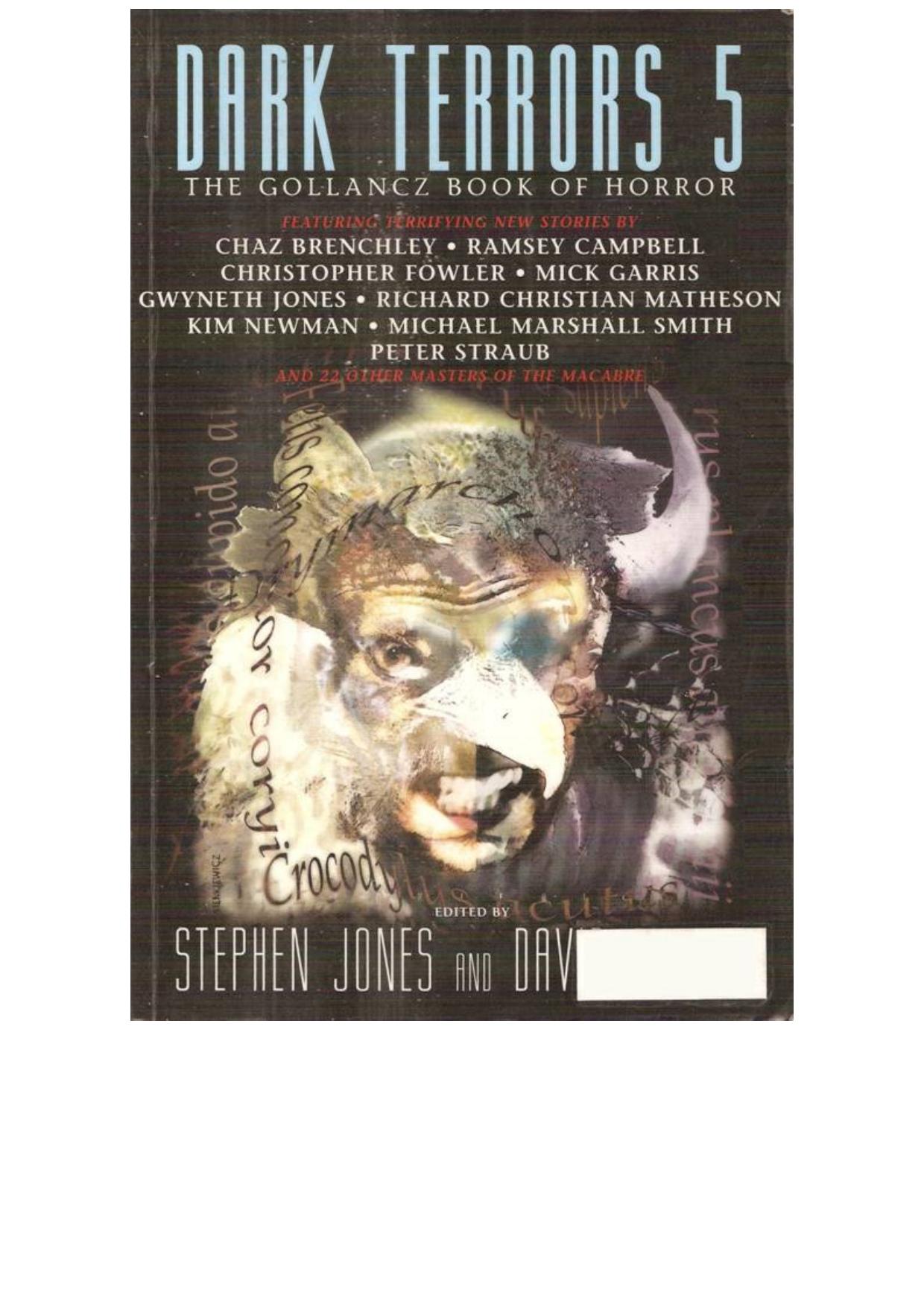 Dark Terrors 5 - The Gollancz Book of Horror - [Anthology]