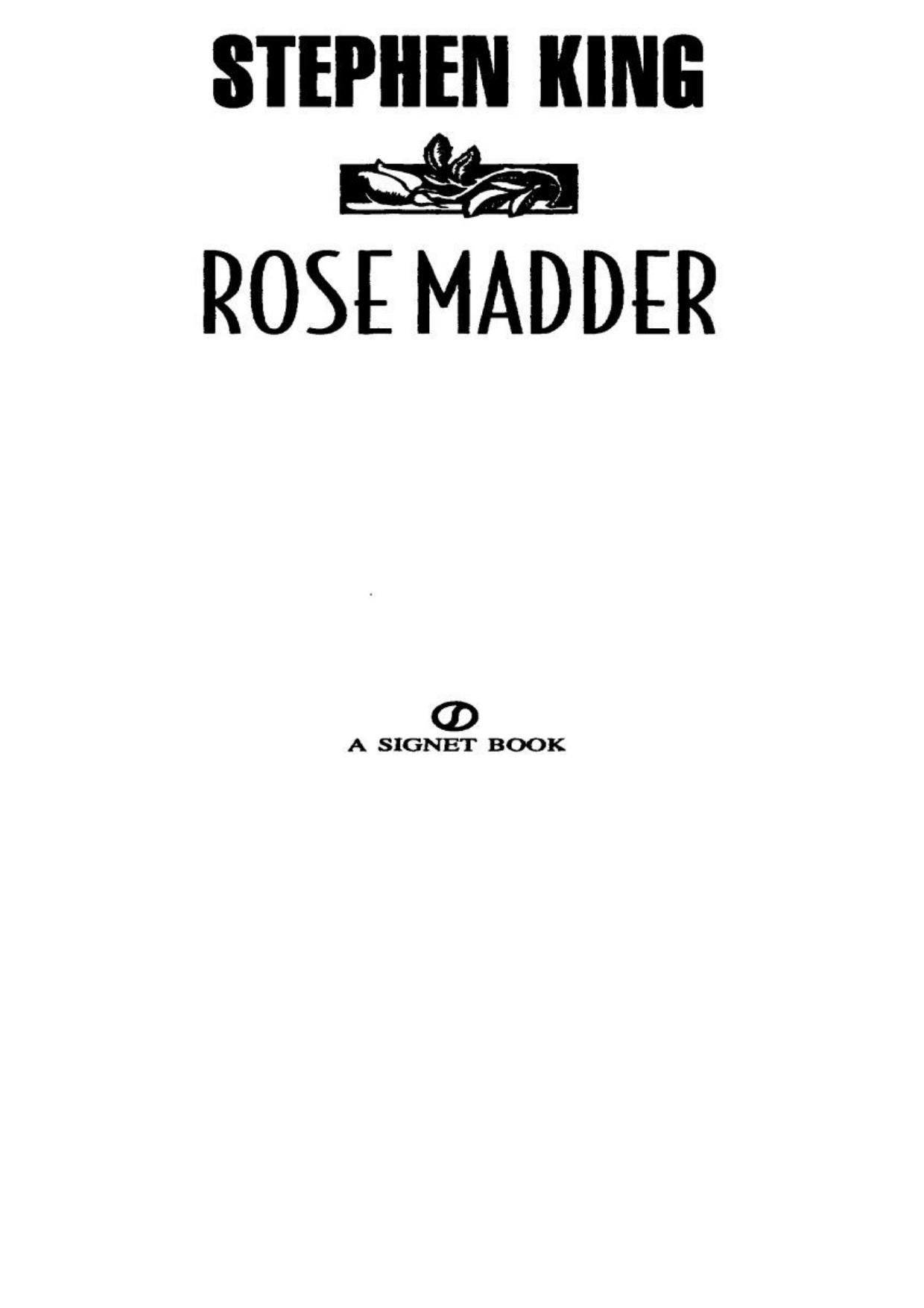 Rose Madder