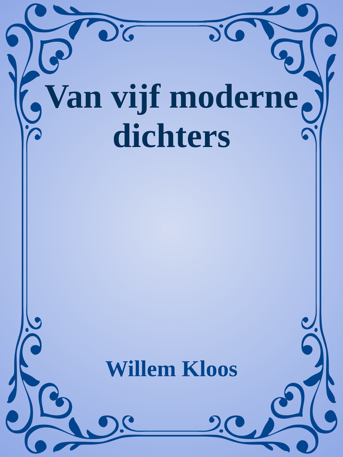 Van vijf moderne dichters