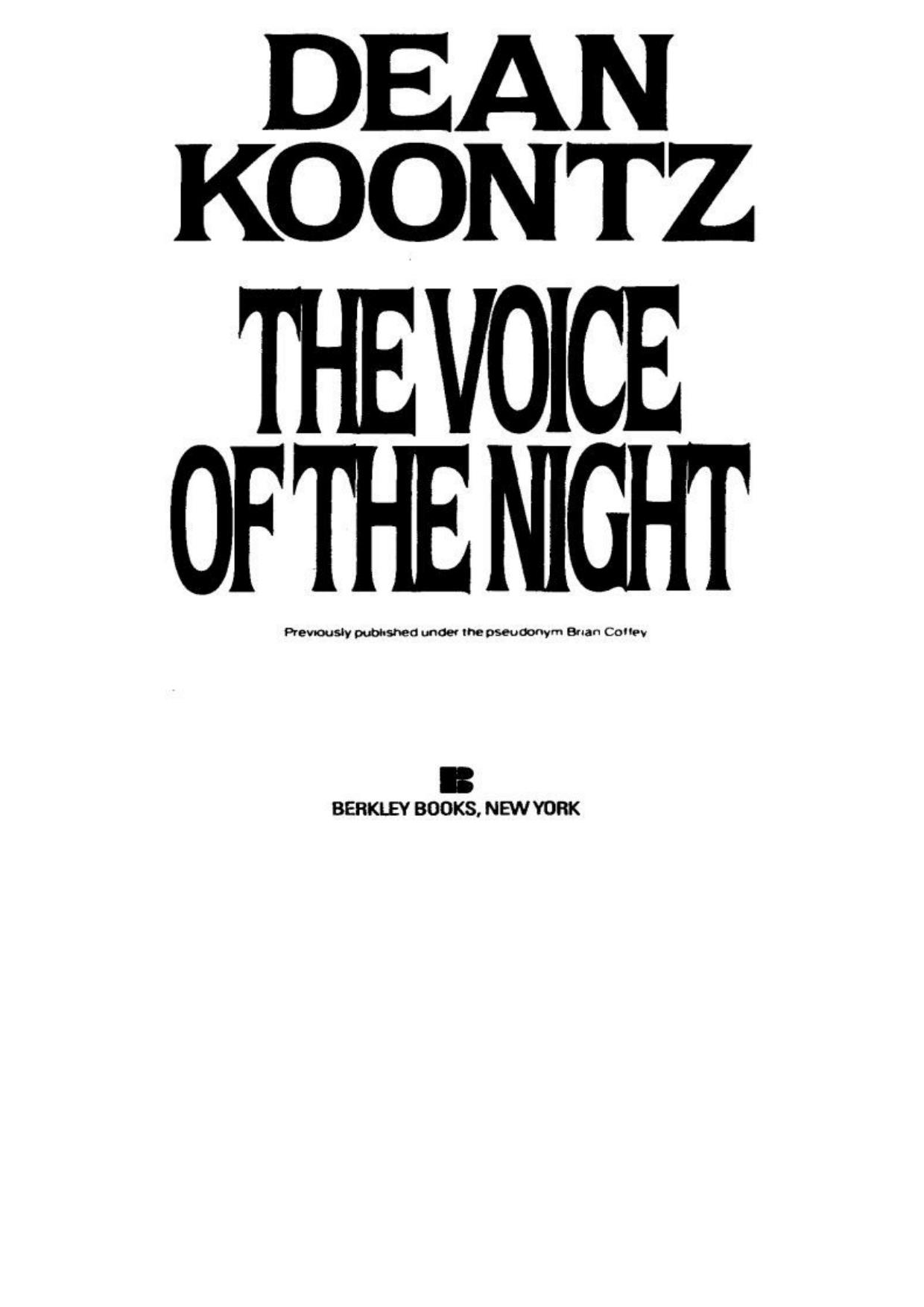 The Voice of the Night