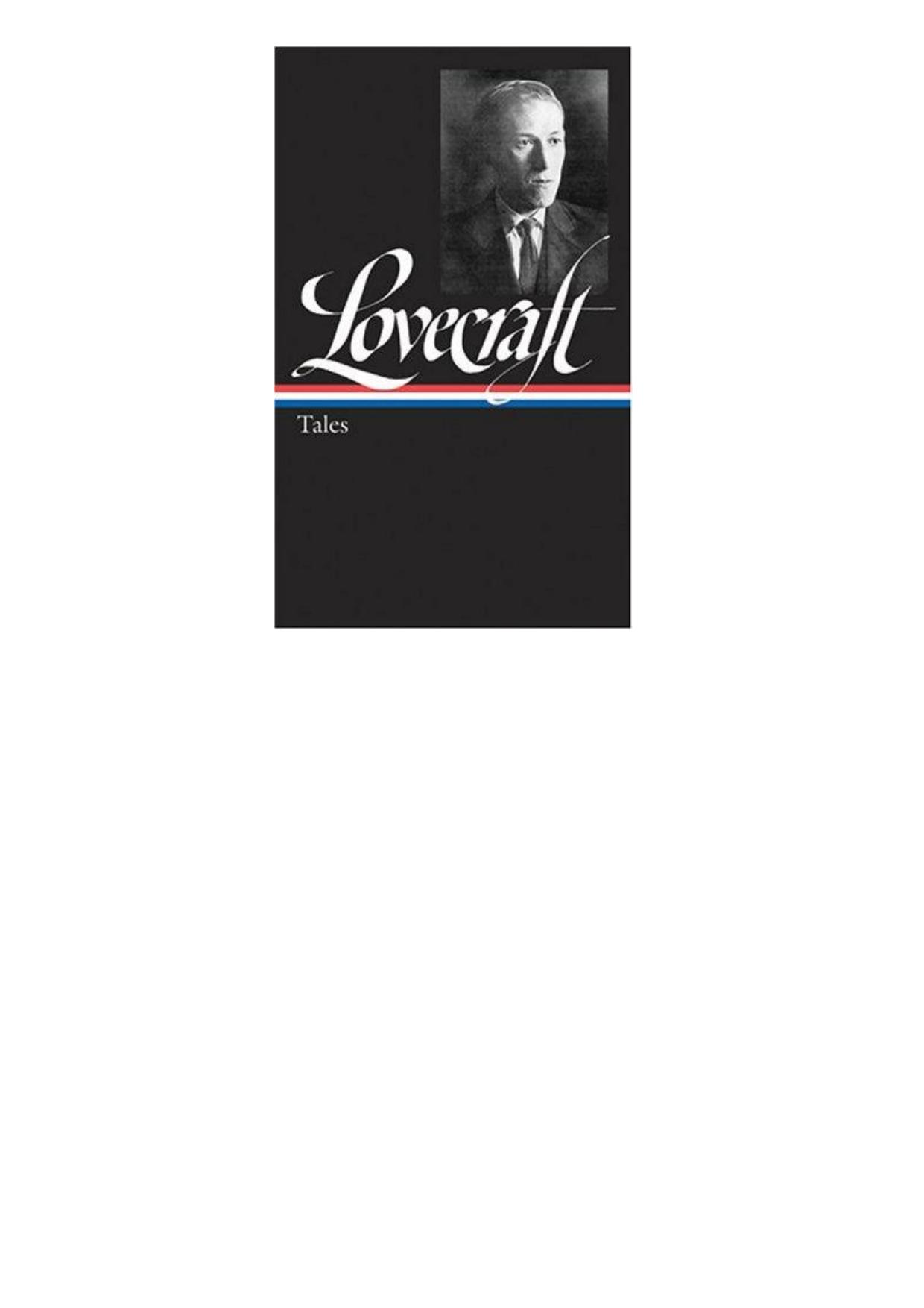 Lovecrafts_Fiction, vol.I_1905-1925
