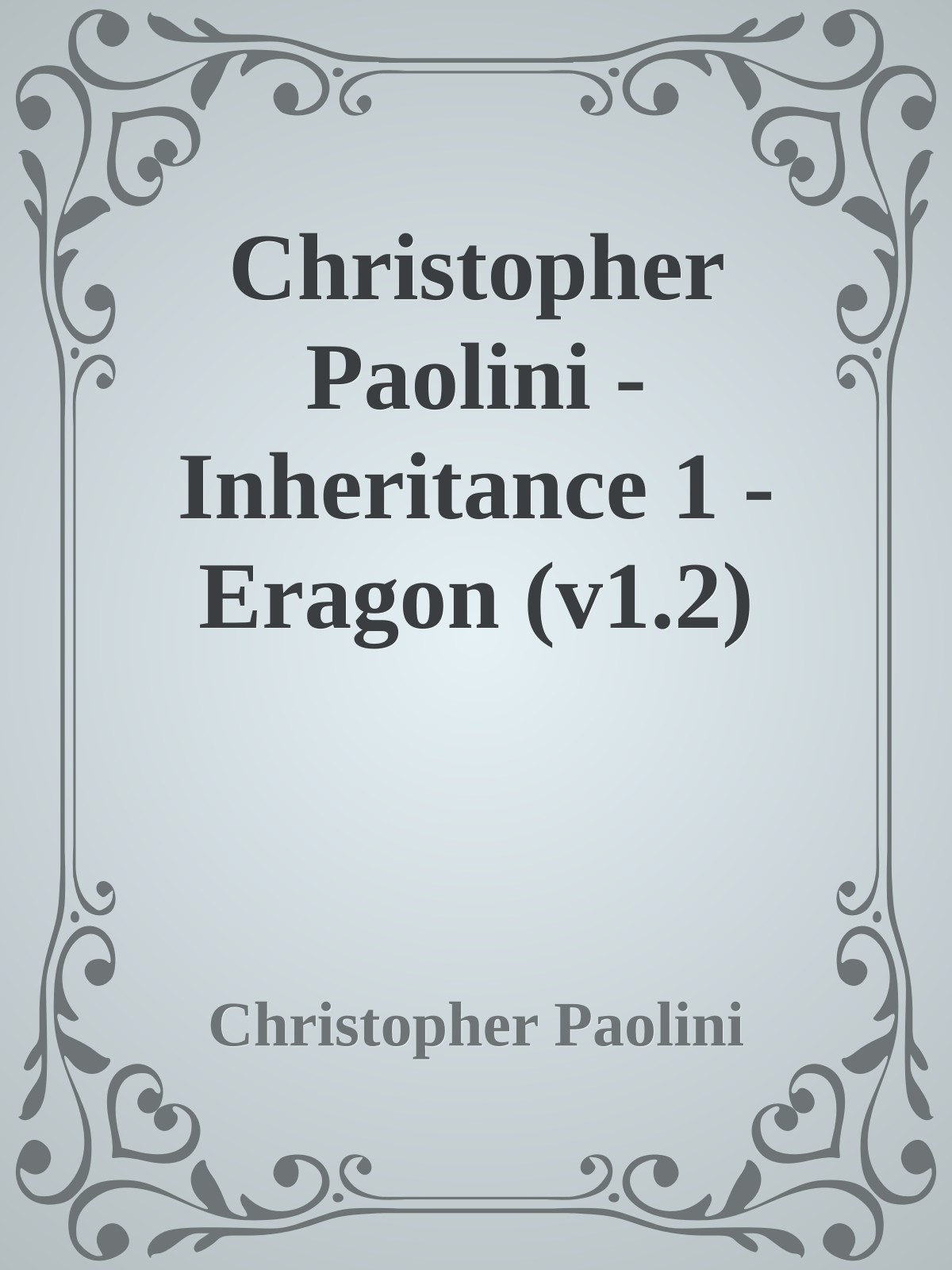 Christopher Paolini - Inheritance 1 - Eragon (v1.2)