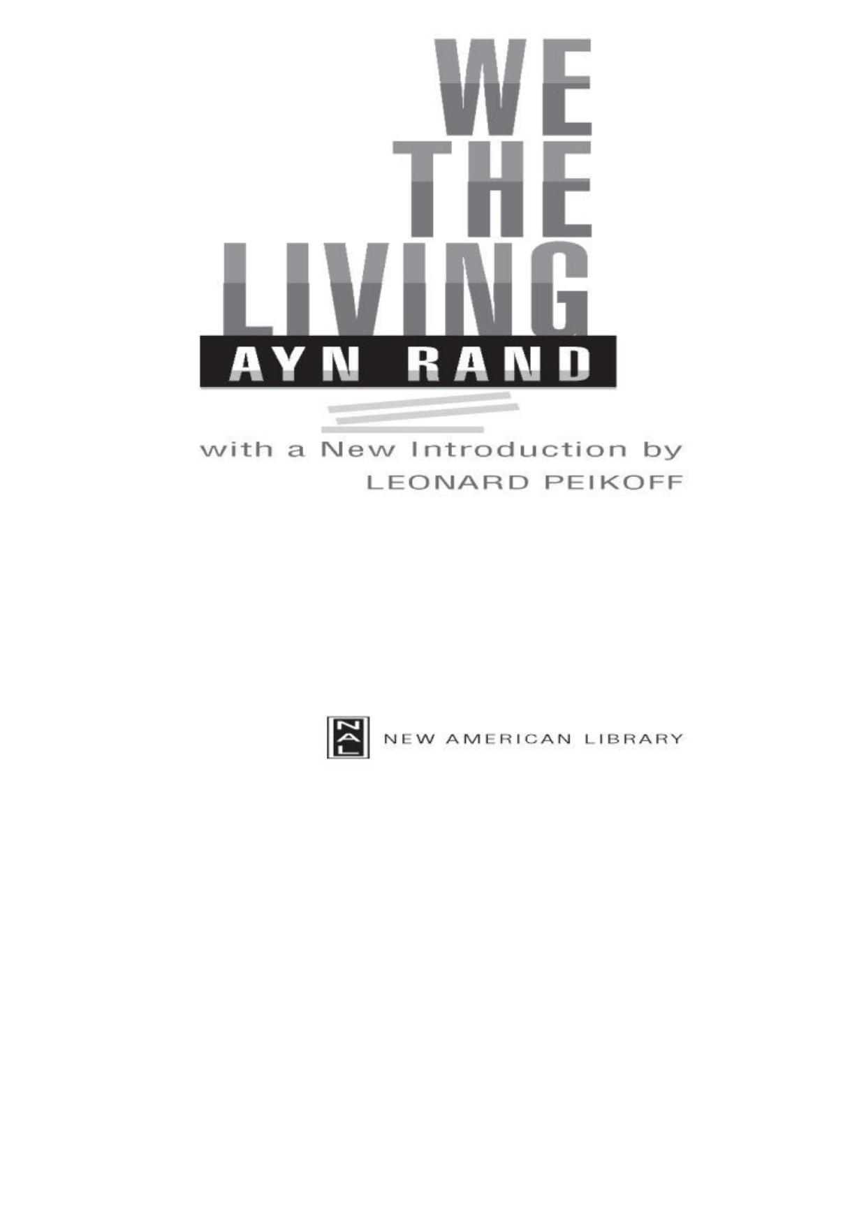 We the Living