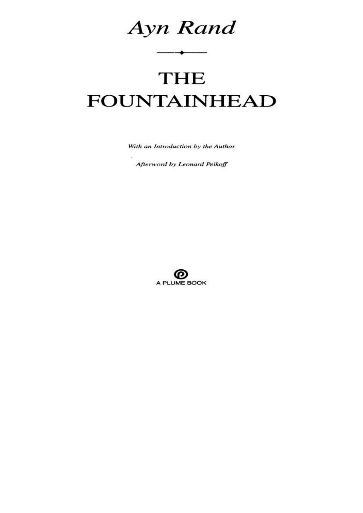 The Fountainhead