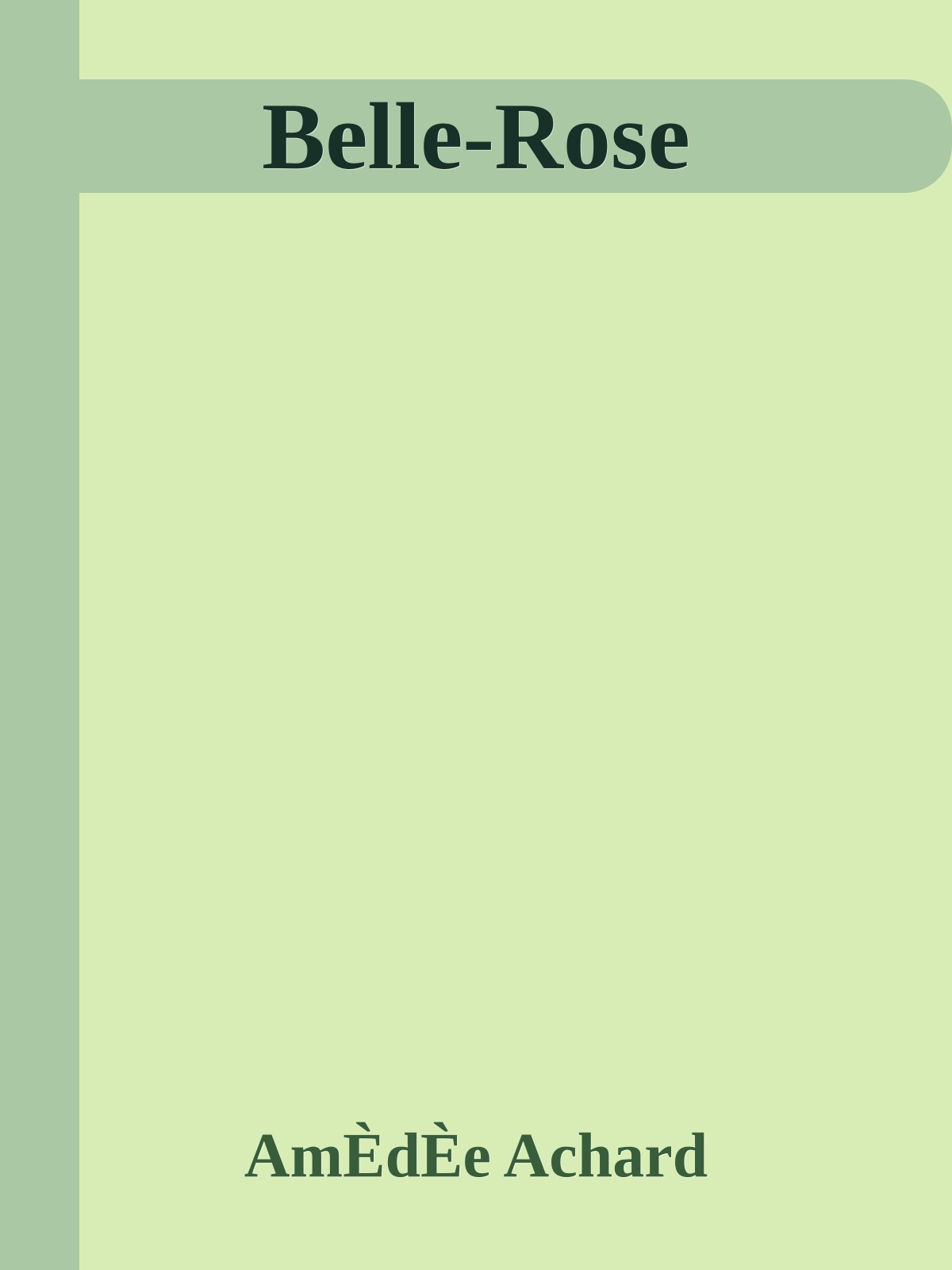 Belle-Rose