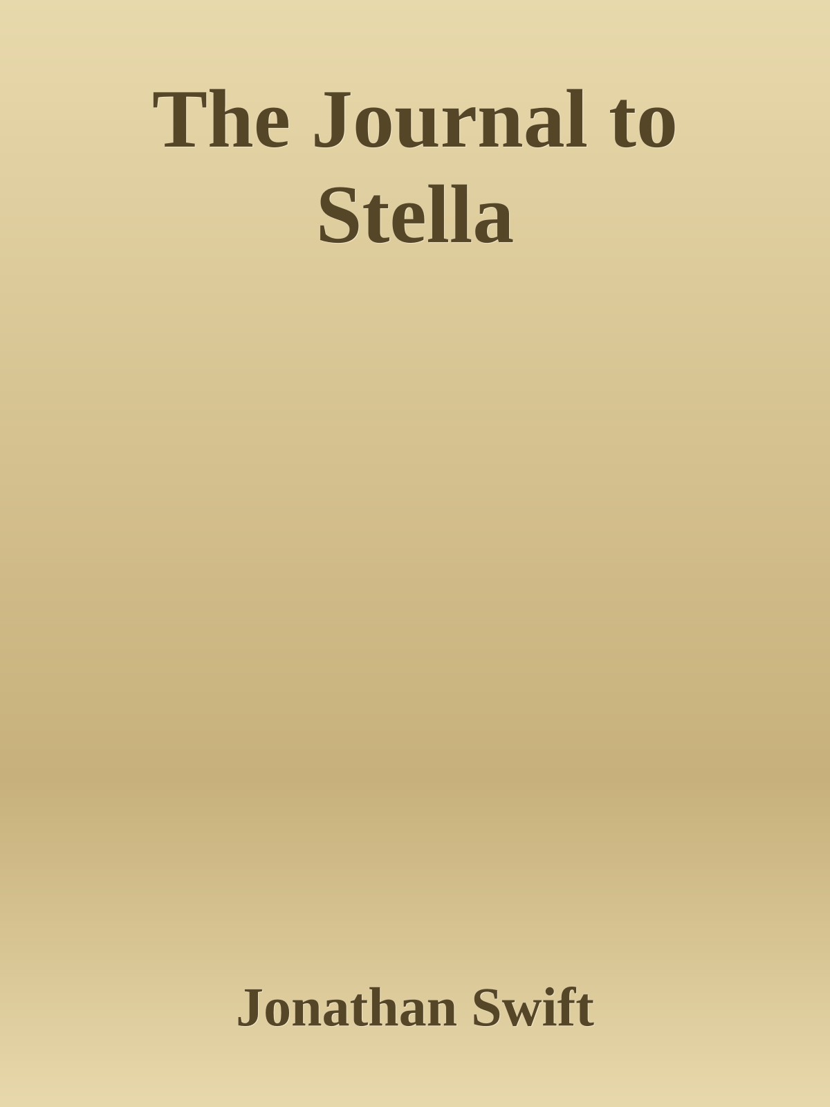 The Journal to Stella