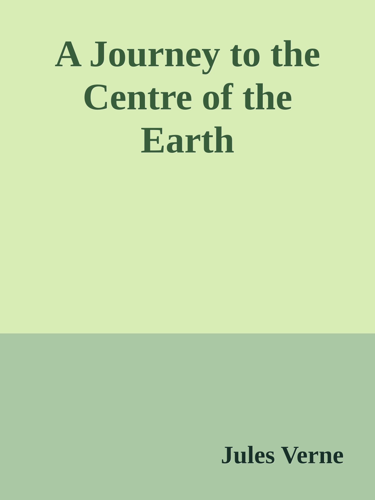 A Journey to the Centre of the Earth
