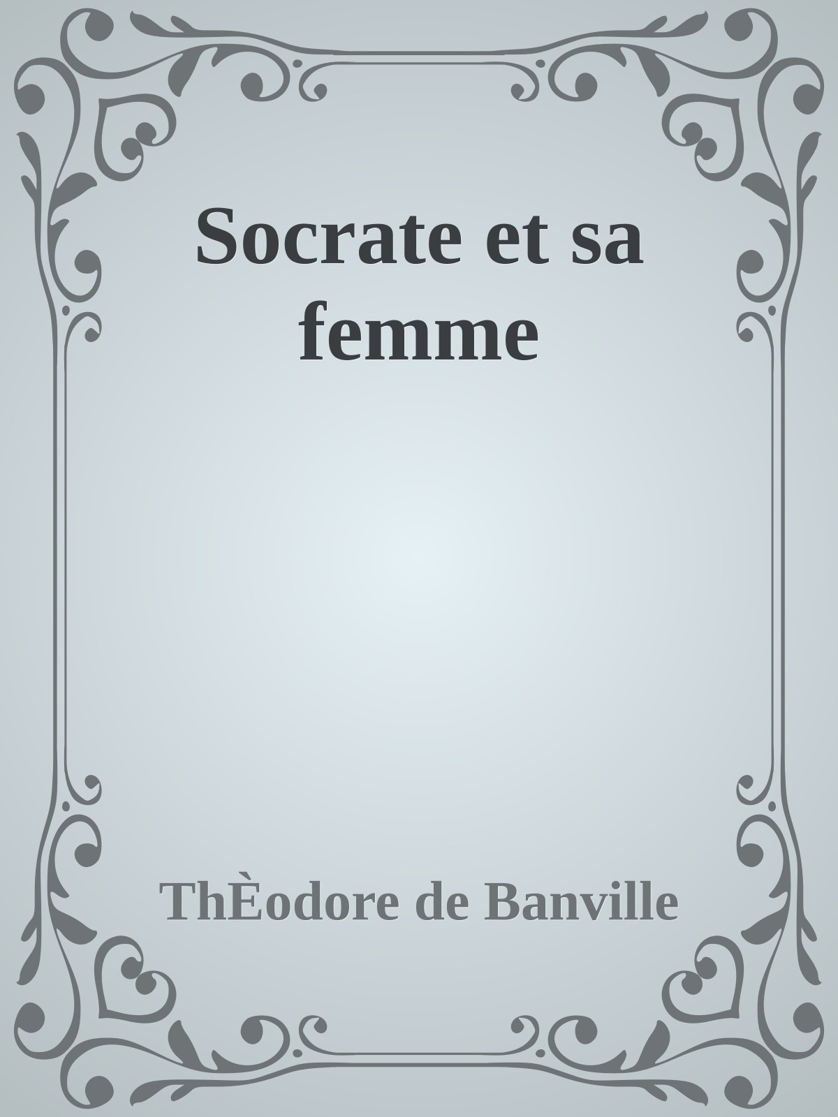 Socrate et sa femme