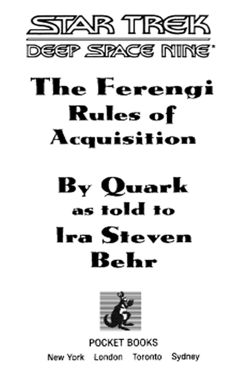 The Ferengi Rules of Acquisition