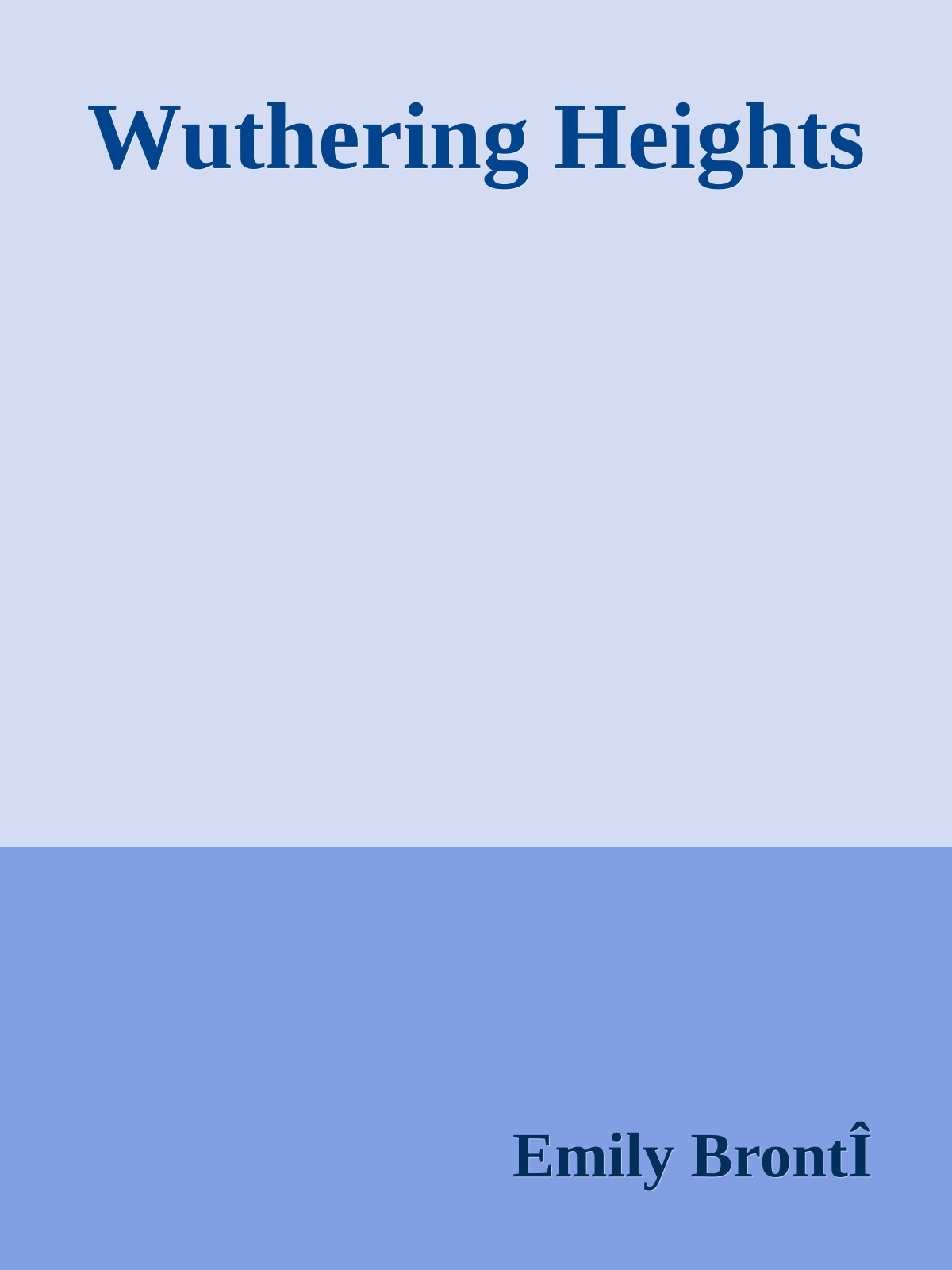 Wuthering Heights